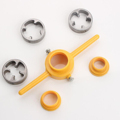 6PCS PVC Thread Tool Maker Plastic Screw Die Set For Pump-Durable SetVJPl