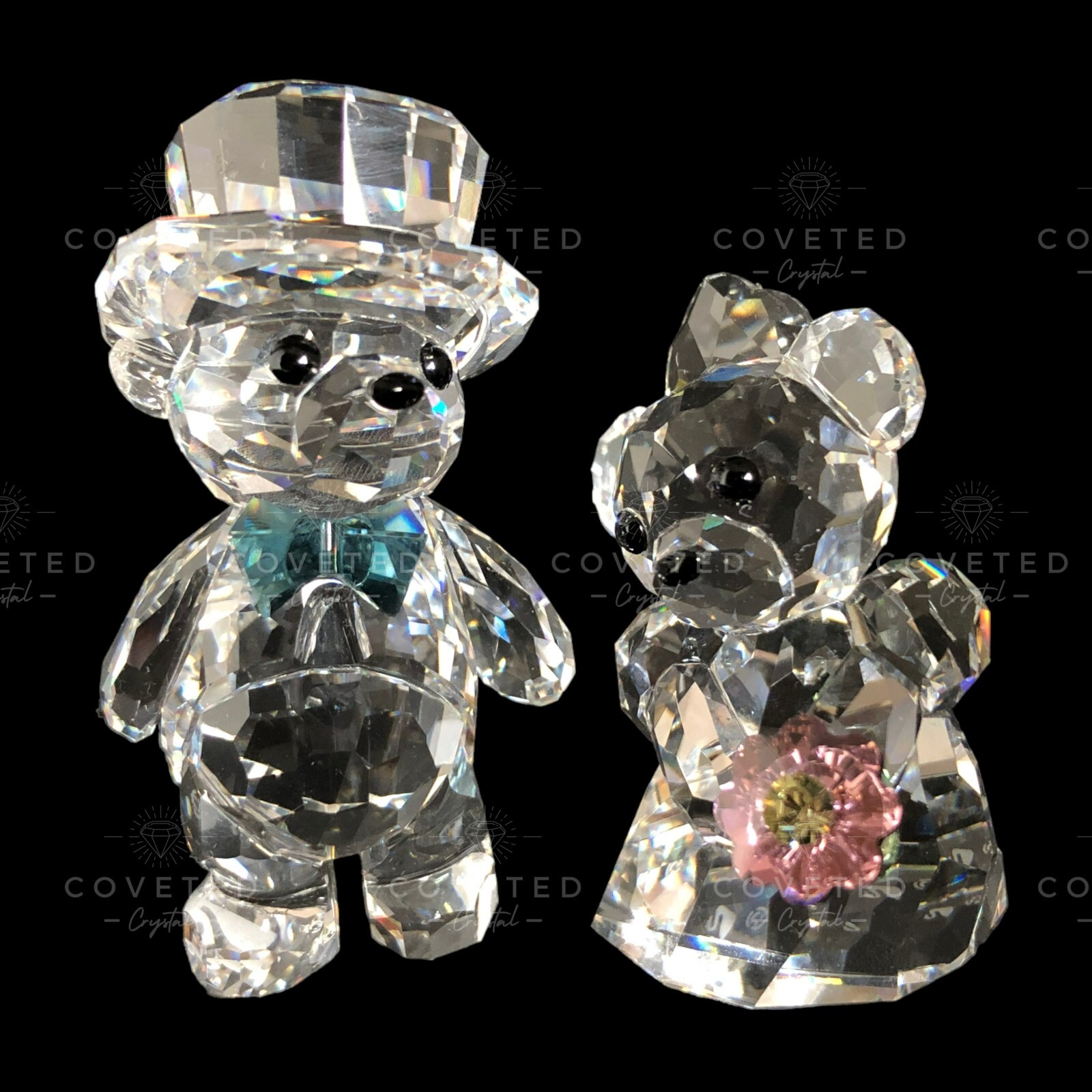Swarovski Crystal KRIS BEAR YOU AND I 842936 Bride Groom
