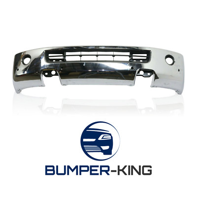 BUMPER-KING Chrome Front Face Bar for 2012-2021 Nissan NV1500 2500 3500 w/ Fog