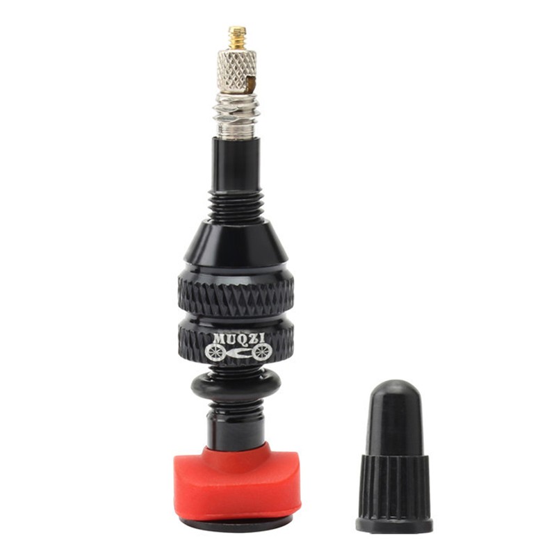 2PCS Bike 40mm Tubeless Tire F/V Presta Valve Aluminum Alloy Tyre Accessories