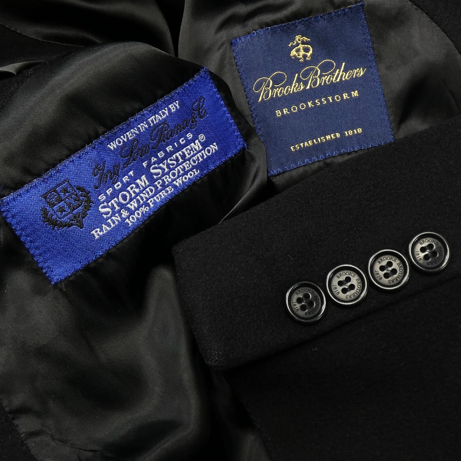 Loro Piana Storm System Brooks Bros Italy Made Coat 52 | eBay