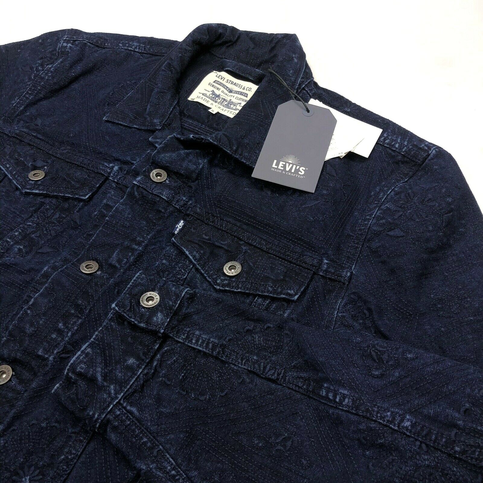 Levi Strauss Made & Crafted Type 3 Size XL Denim Embroidered Levi Strauss Made & Crafted Type 3 Size XL Denim Embroidered