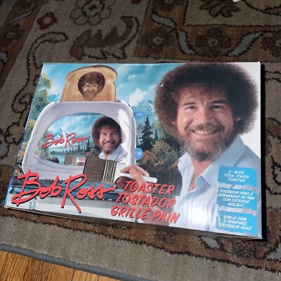 Uncanny Brands Bob Ross Toaster - Toasts Bob's Iconic Face onto Your Toast
