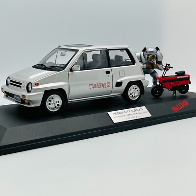 1/18 ホンダ シティ ターボII AUTOart 1/18 AUTOart Honda City Turbo II (Blue with Stripes) Diecast