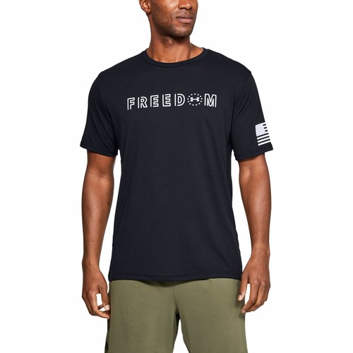 

[1333365-002] Мужская футболка Under Armour Freedom Flag Bold, Черный