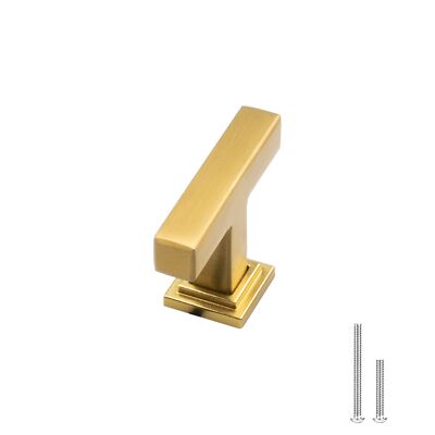 Gold Satin Brass Brushed Modern Cabinet Handles Pulls Kitchen Hardware Stainless