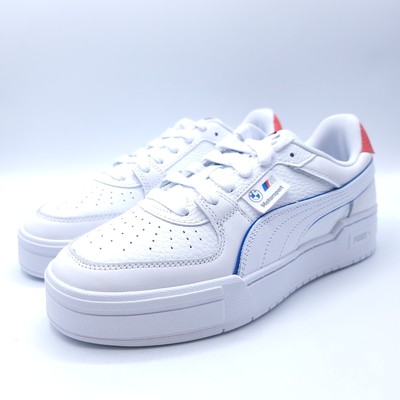 Puma BMW MMS CA Pro Lace Up Athletic Training Shoe Mens Size 7.5 307751-02 White
