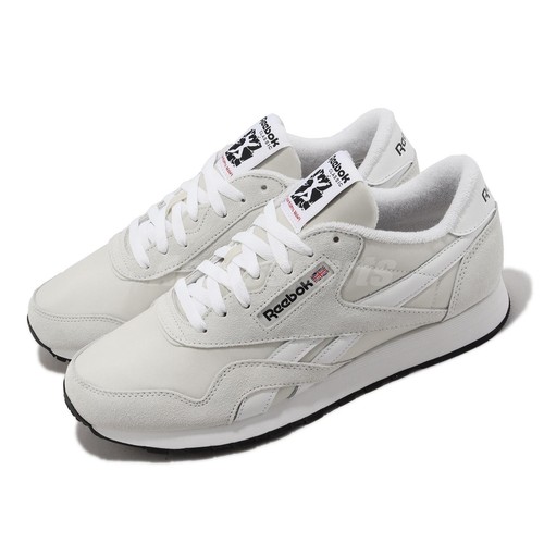 

Reebok CL Nylon Morning Fog Black Men LifeStyle Повседневная обувь Кроссовки IG7146, Серый, Cl Nylon