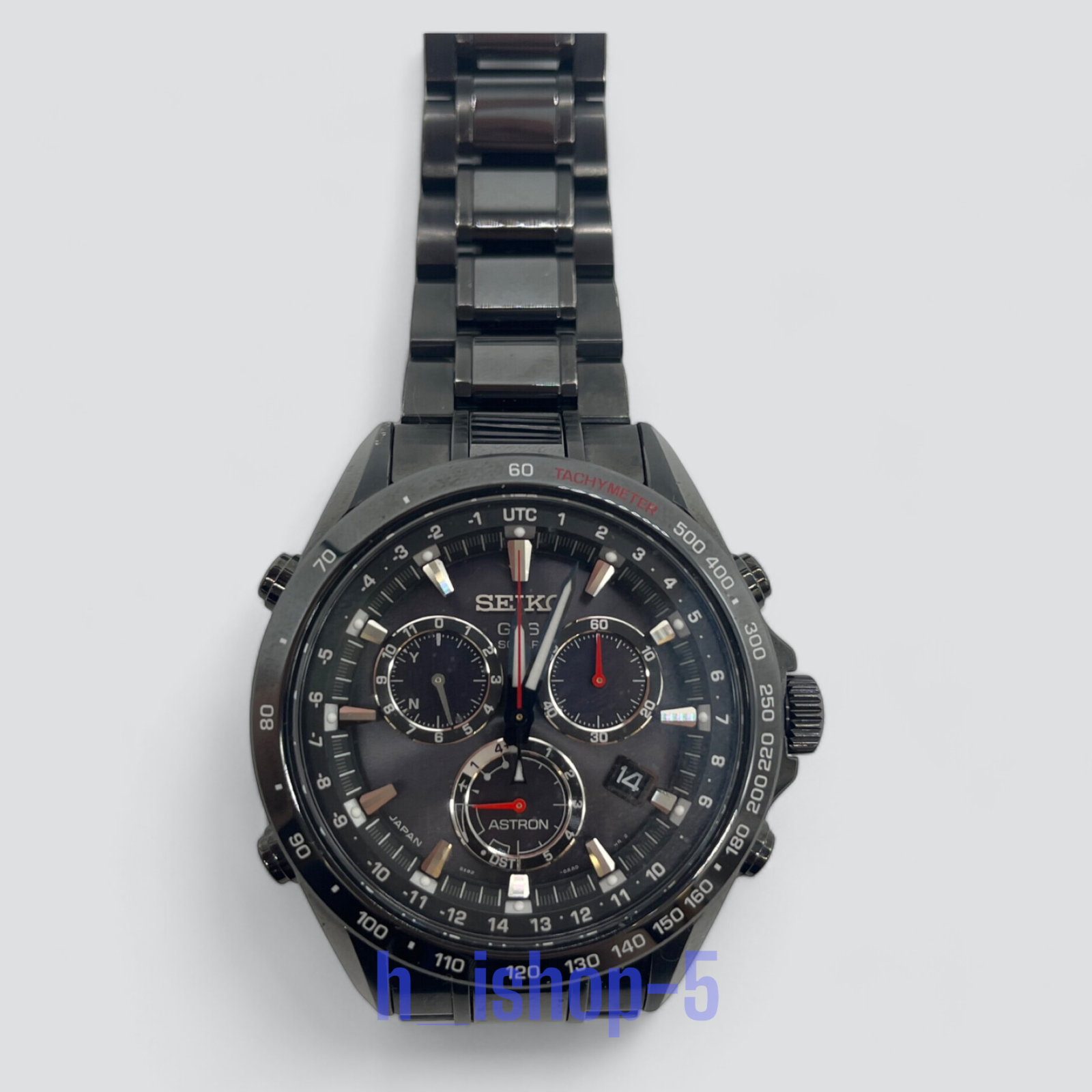 SEIKO Wrist watch 8X82-0AH0-1 GPS Solar Charging Black Mens