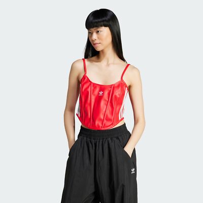 женский корсет из плиссированной ткани adidas Adicolor Firebird