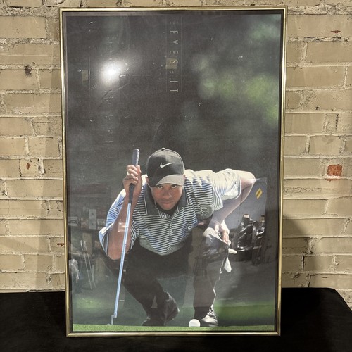 【新品未開封】90s NIKE Golf Tiger Woods ポスター Tiger Woods Driven Rare Nike Vintage Golf poster 24X36 NOS