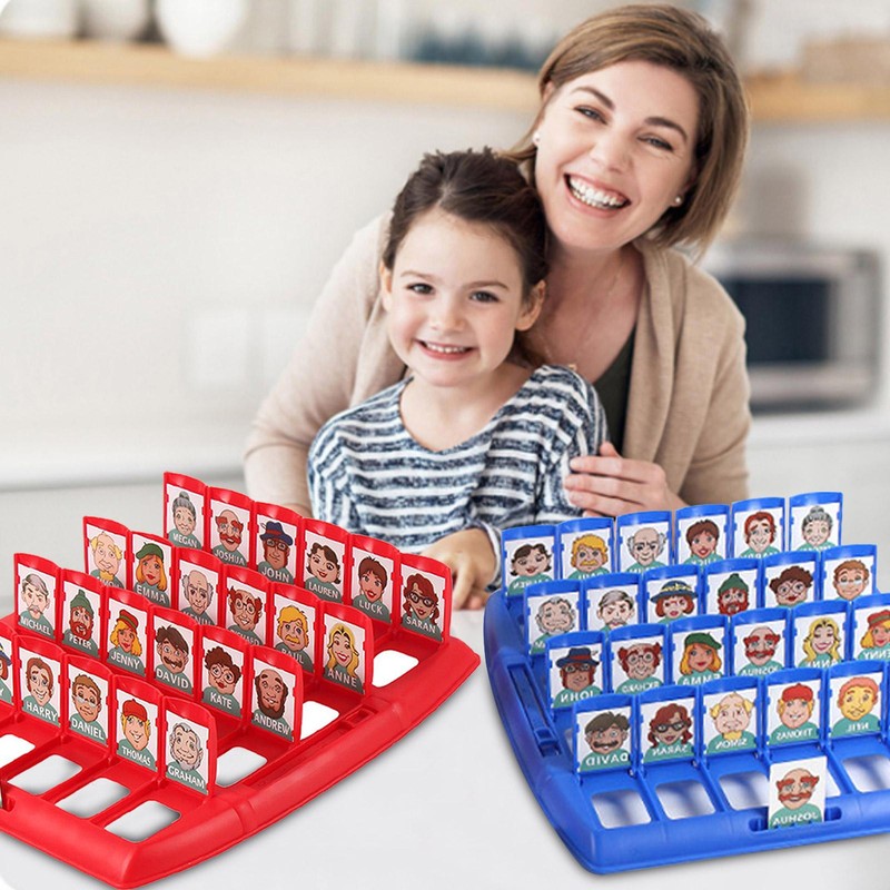 Portable Who is It Board Game Guessing Games Kids Family Fun Party kids Gift Toy