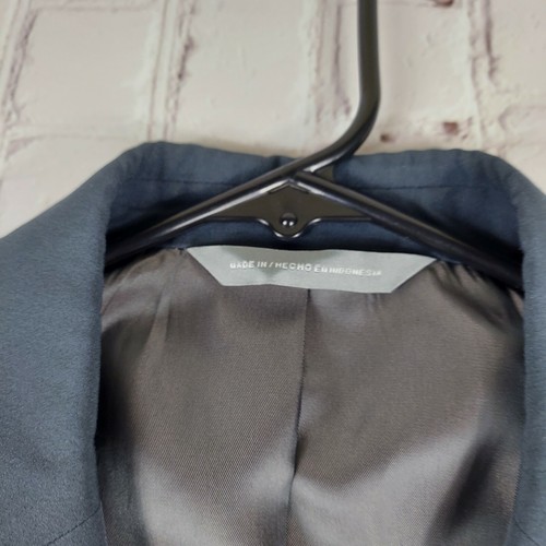 Perry Ellis Mens 42L /36W dark Blue Very Slim Fit Blazer Sport Coat Suit Jacket