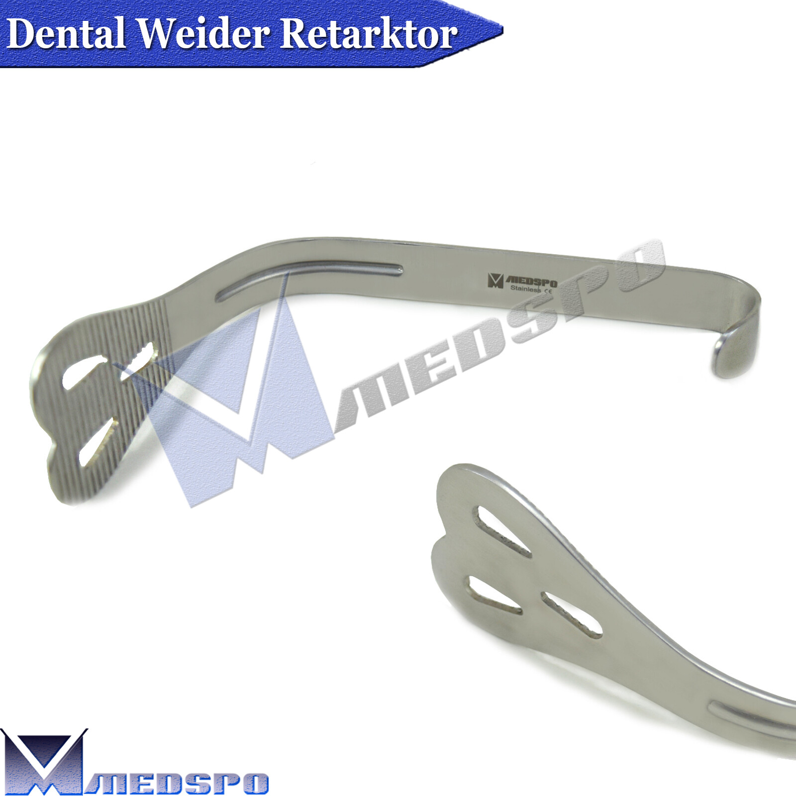 Weider Wangenzunge Retraktor Dental Mundöffner Chirurgische Instrumente 