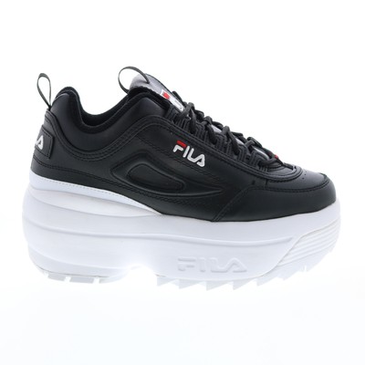 Fila Disruptor II Wedge 5FM00704-014 Женские черные кроссовки Lifestyle Обувь 5