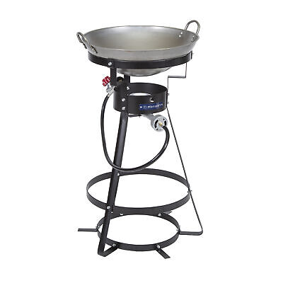 STANSPORT 54000 BTU SINGLE BURNER OUTDOOR STOVE WITH WOK CAMPING OUTDOOR NEW