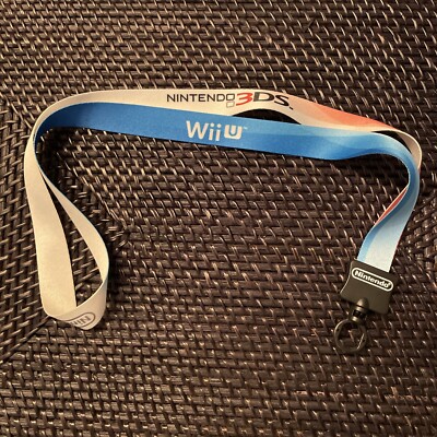 Nintendo 3DS Console / Wii U System Promotional Lanyard Chain E3 Promo New