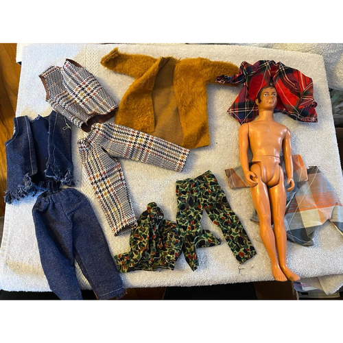 C1970's Hong Kong Male Action Figure Doll like GI Joe w/ Clothes Twist Waist 12"