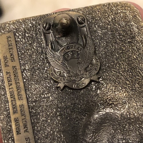 Vintage Bass Anglers Sportsman Society Belt Buckle 1988 Fishing