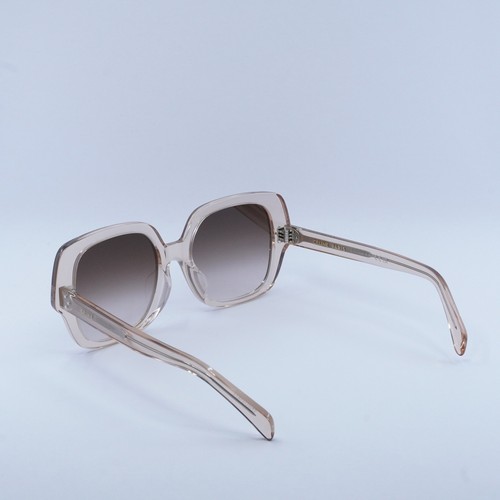 Pre-owned Celine Cl40241f 72f Transparent Pink/brown Gradient 55-19-140 Sunglasses