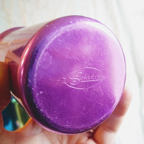 11 Anodized Aluminum Metal Vintage Tumblers Multi Colors Sunburst Color-Craft