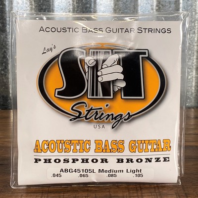 SIT Strings AGB45105L Phosphor Bronze Medium Light Acoustic 4 String Bass Set
