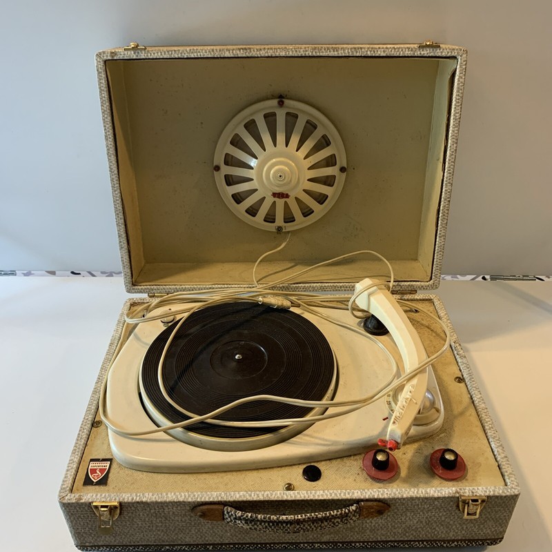 Platine Vinyle Vintage Supertone Melodyne Fonctionne 