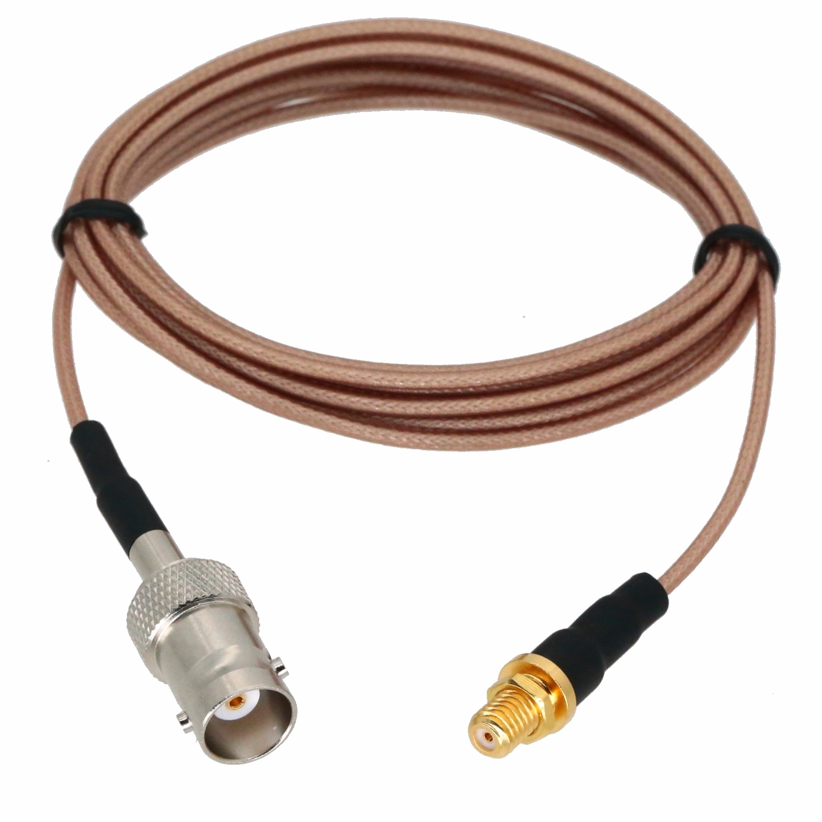 BNC F to 10-32 Microdot Jack RG178 Cable 6