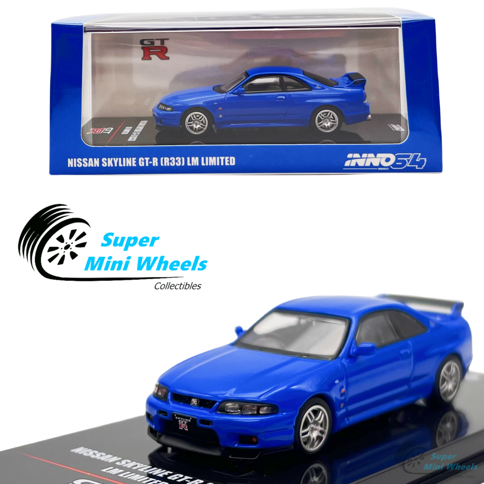 hpi 1：43 Nissan GTR V-Spec R33 LM Blue | eBay