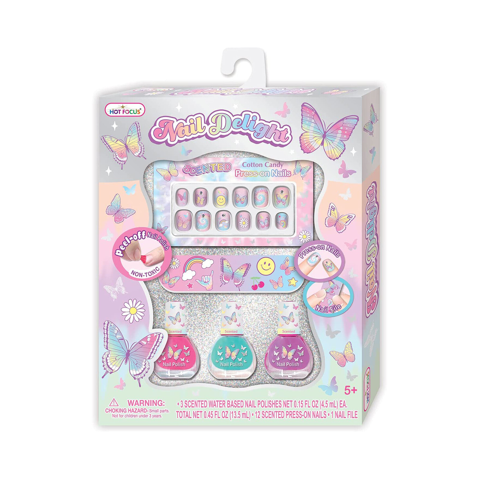 Новый набор бабочек для окрашивания ногтей Hot Focus Nail Delight Tie Dye В НАЛИЧИИ
