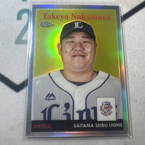 2022 Topps Chrome 58-18 Takeya Nakamura Saitama Seibu Lions