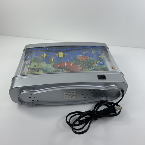 Scrolling Fish Lamp - SEABED AQUARIUM MOTION LAMP - Coral Reefs Sea