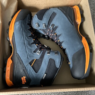 Hanwag Makra Trek Boots GTX Steel / Orange. Men s Size 11 US. 44.5 Euro