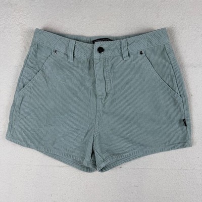 Body Glove Womens Sage Green Corduroy Shorts Size 3 JS1280SM Cotton