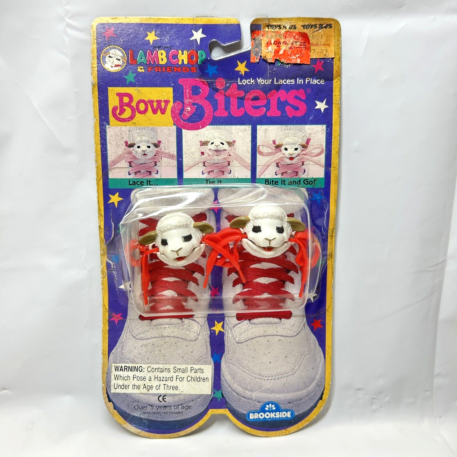 Lamb Chop Bow Biters Shoe Lace Accessories Vintage Brookside 1993