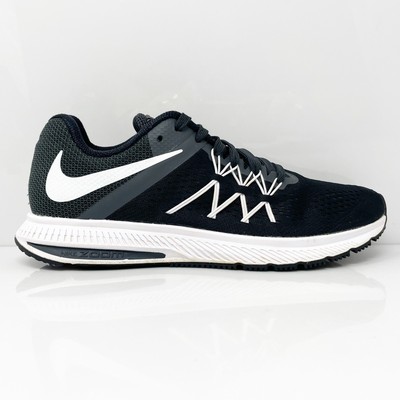 

Nike Womens Zoom Winflo 3 831562-001 Черные кроссовки для бега Размер 9,5, Черный, Zoom Winflo 3