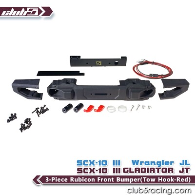 3-Piece Rubicon Bumper SCX10 III Jeep JL Wrangler/JT Gladiator (No Winch Guard)