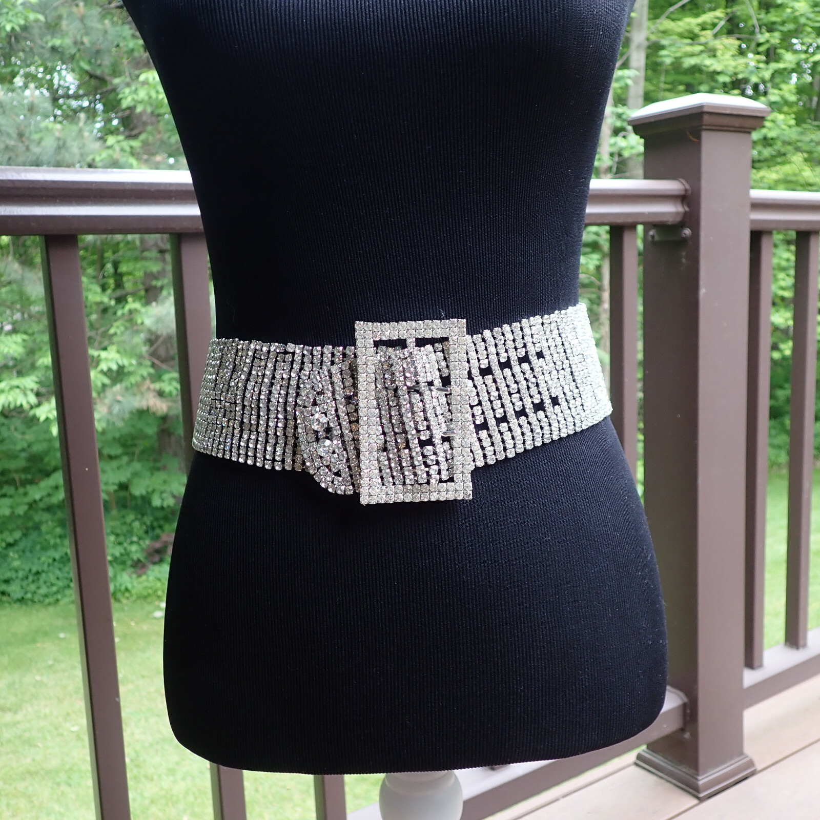 【Lサイズ】FUTURE ARCHIVE RHINE STONE BELT BEAMS FUTURE ARCHIVE / RHINE BEAMS BELT (fashion accessories