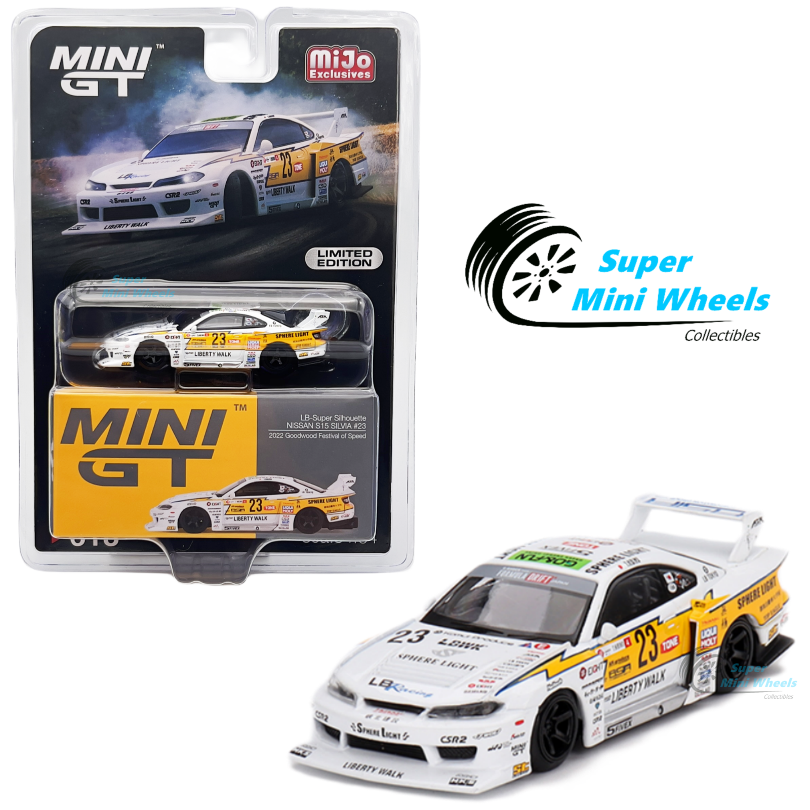 Mini GT 1:64 Nissan LB-Super Silhouette S15 SILVIA #23 Mini GT 1:64 Nissan LB-Super Silhouette S15 SILVIA #23
