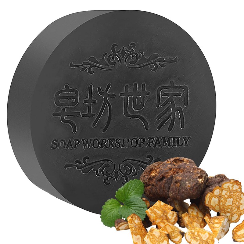 100ml Natural Hair Darkening Shampoo Bar Hair Soap for Gray Hair