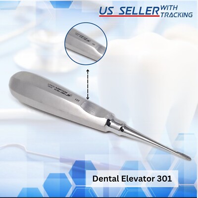 Premium Apical Root Elevator #301 Extracting Luxating Dental Instrument