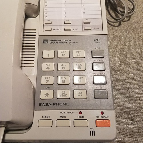 Panasonic KX-T2342 Easa Phone With Speaker Phone, Hold 26 Stations