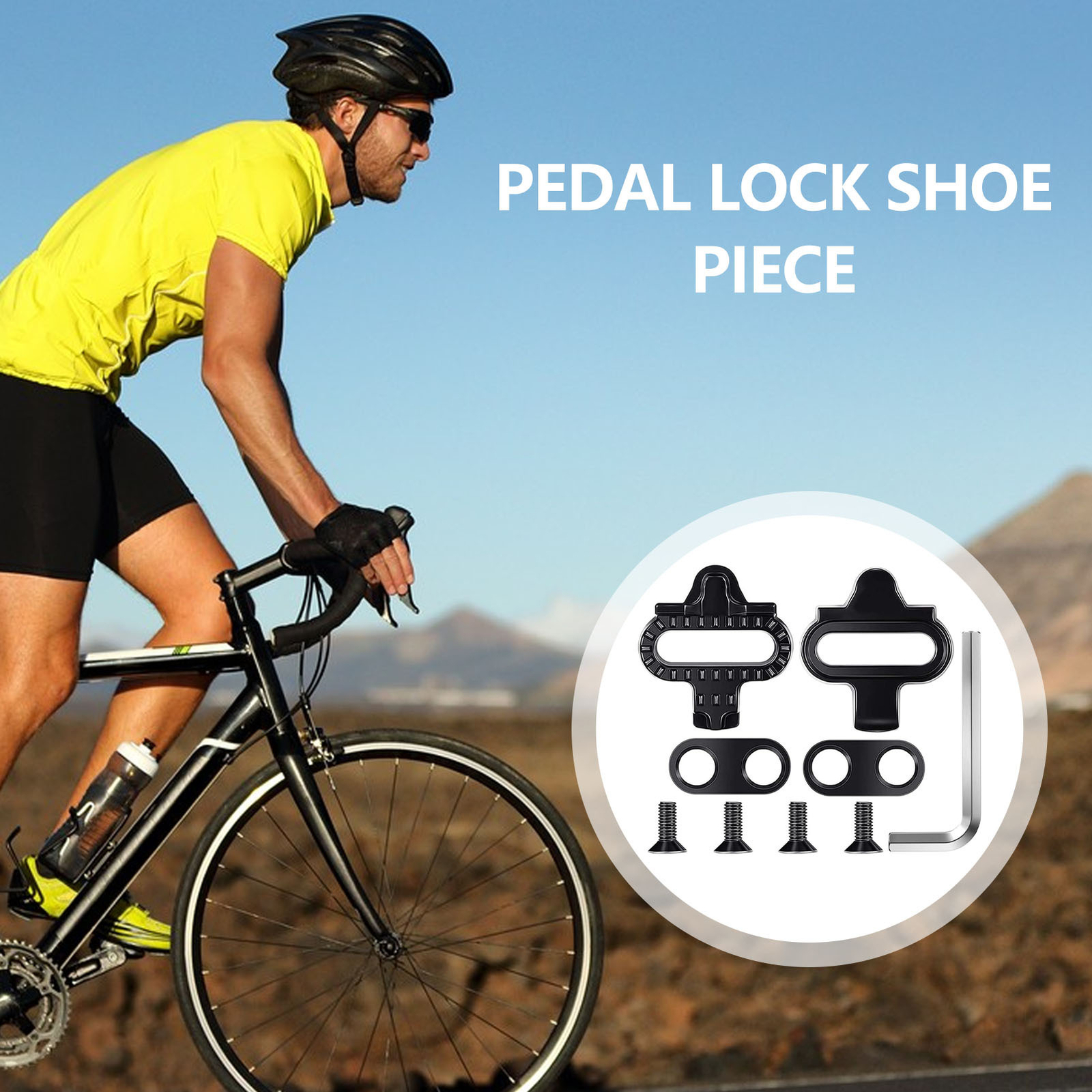 Bike Cleat Set for Shimano SPD Spinning Cycling Mountain Bike Bicycle