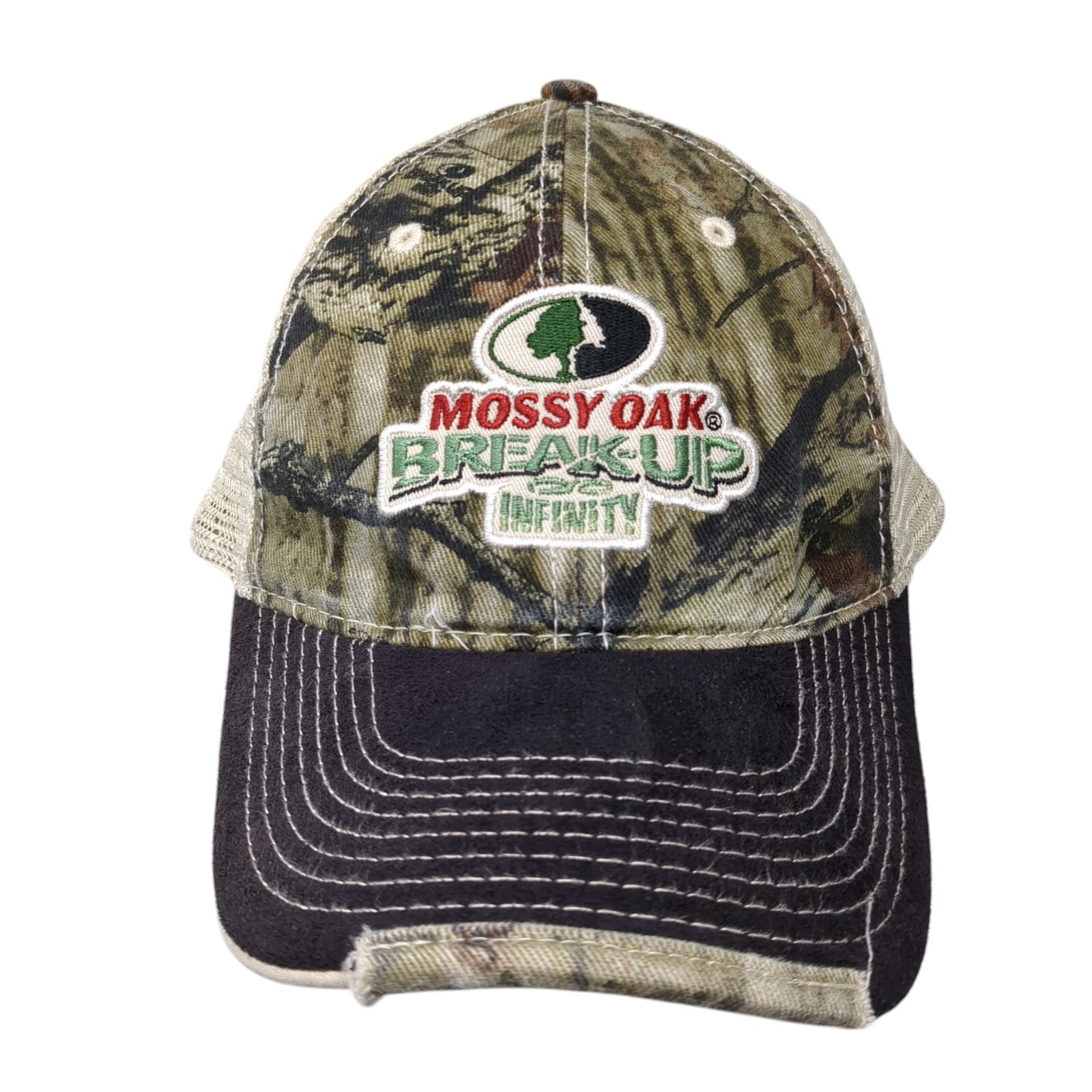 Mossy Oak Breakup Infinity Strapback Trucker Hat Camo OSFA