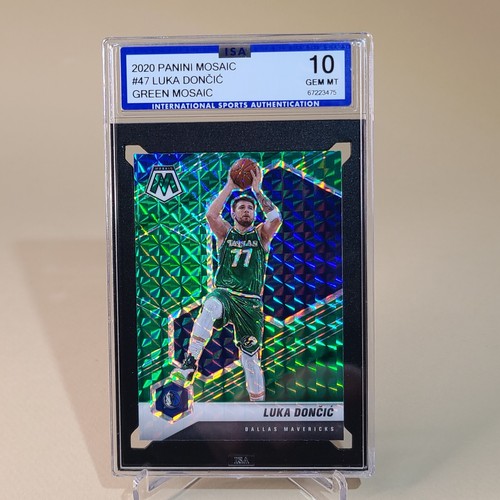 2020-21 Panini Mosaic #47 Luka Doncic Green Mosaic Prizm ISA 2020-21 Panini Mosaic #47 Luka Doncic Green Mosaic Prizm ISA