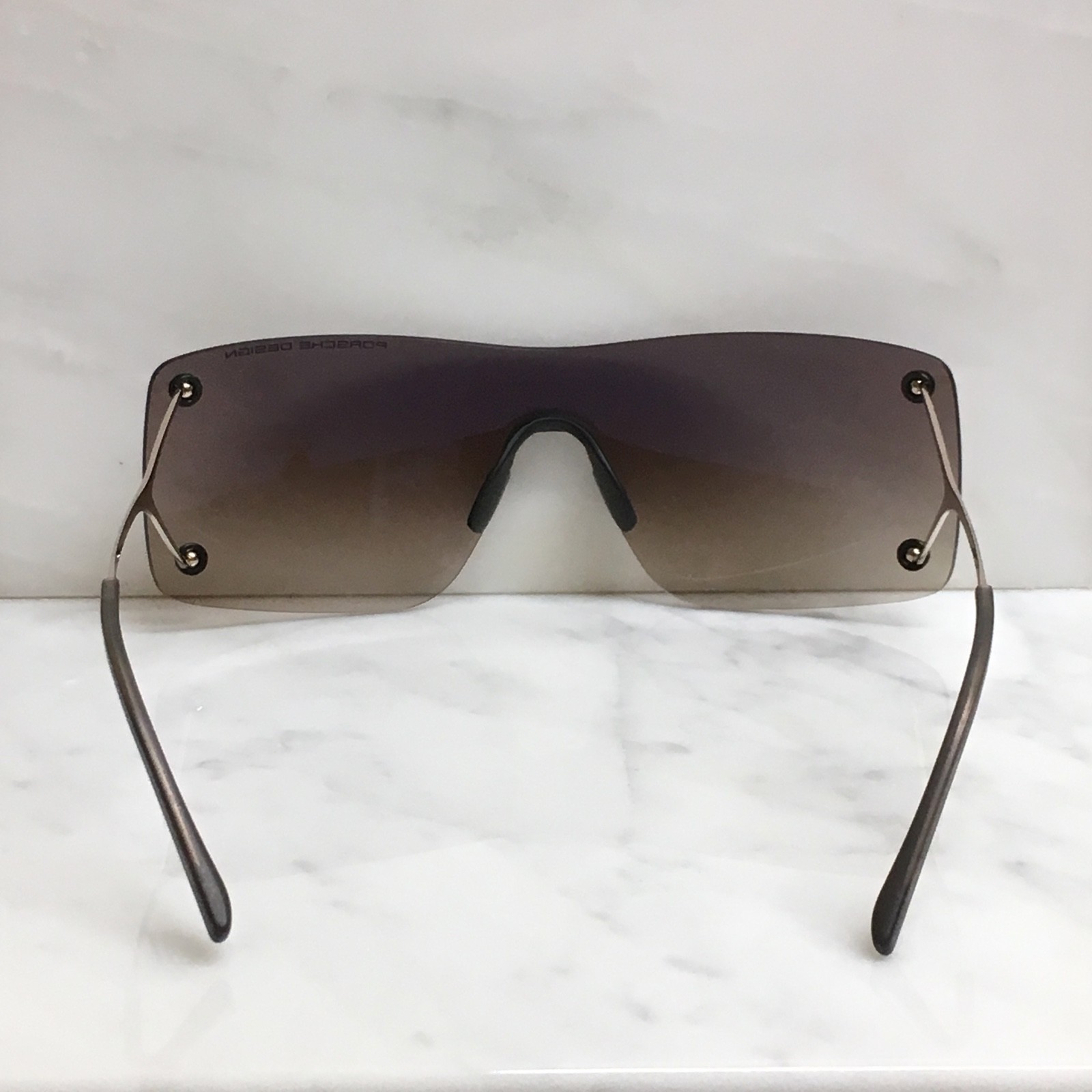 Pre-owned Porsche Design P'8620 B Unisex Moer's Mirror Grey/gold Sunglasses. In Box. In Gray