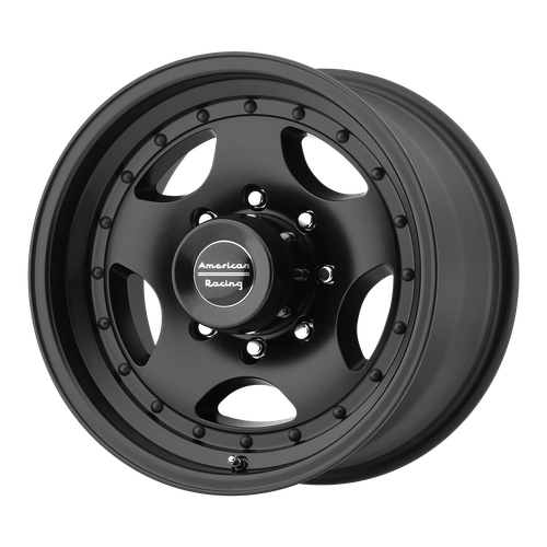 15x7 American Racing AR23 Satin Black Wheel 6x5.5 (-6mm)