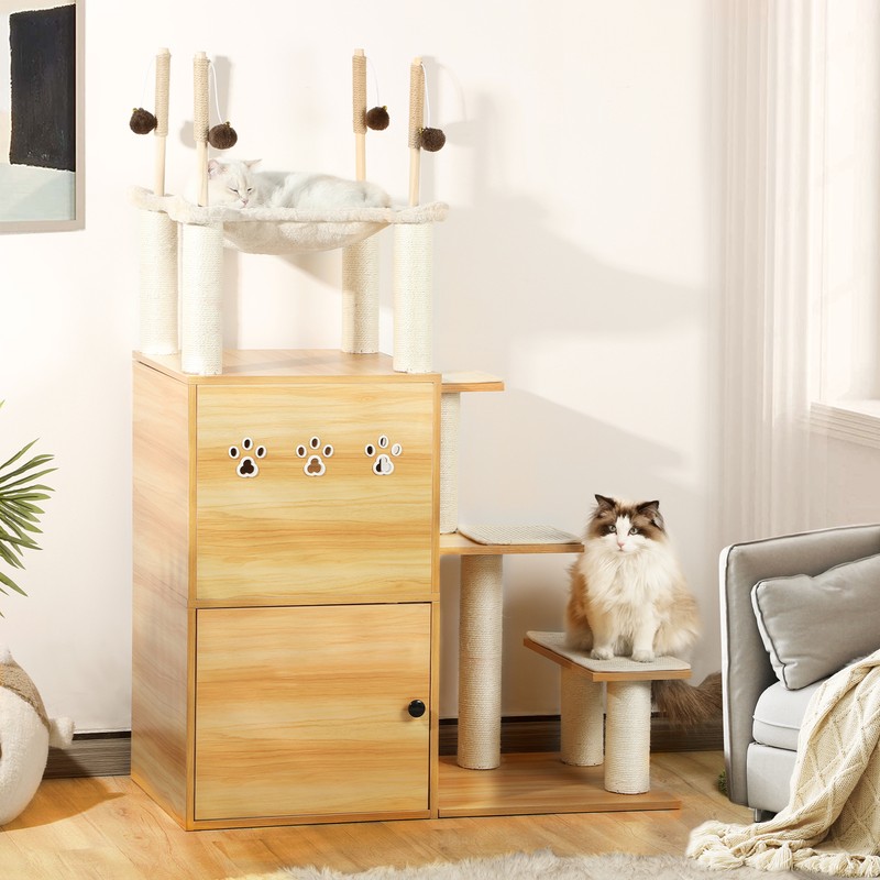 Enclosure Cat Tree Litter Box Enclosure Cat Litter