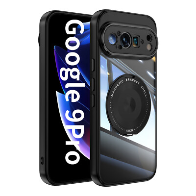 For Google Pixel 9 Pro XL 9 / 9 Pro 8A Shockproof Case Magnetic Ring Stand Cover