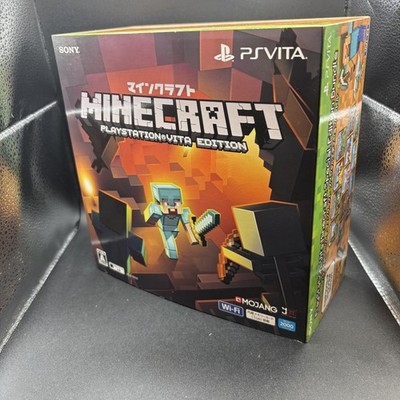 SONY PS Vita Minecraft Special Edition White Console Bundle With Game, Case, Box